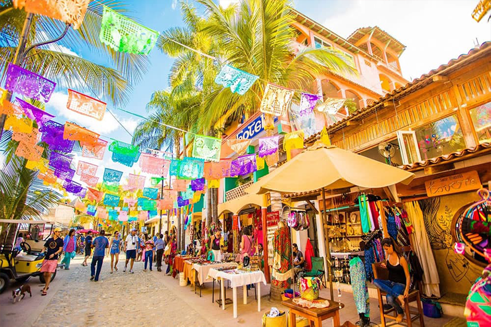 Sayulita surfing and colorful streets